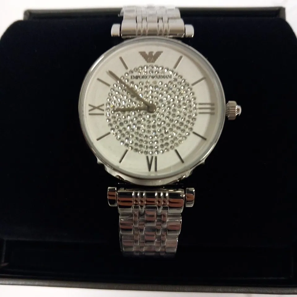 BOXED EMPORIO ARMANI LADIES WRIST WATCH