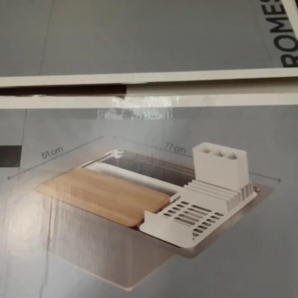 BOXED GOODHOME COMPACT STAINLESS STEEL KITCHEN SINK