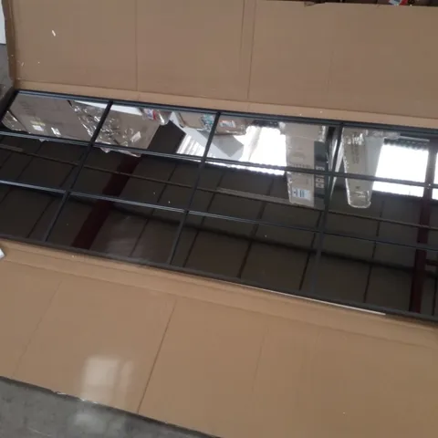 BOXED WALL MIRROR 60×165CM - BLACK FRAME