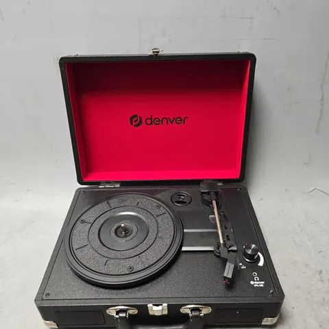 BOXED DENVER PORTABLE TURNTABLE VPL-120BLACK 