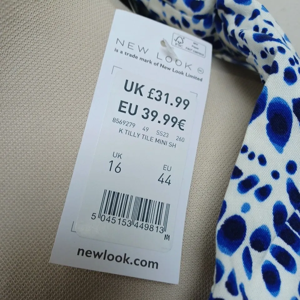NEW LOOK TILLY TILL DRESS - UK 16