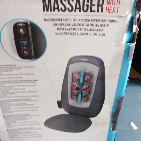 BOXED HOMEDICS SHIATSU BACK MASSAGER SBM-180H-EU