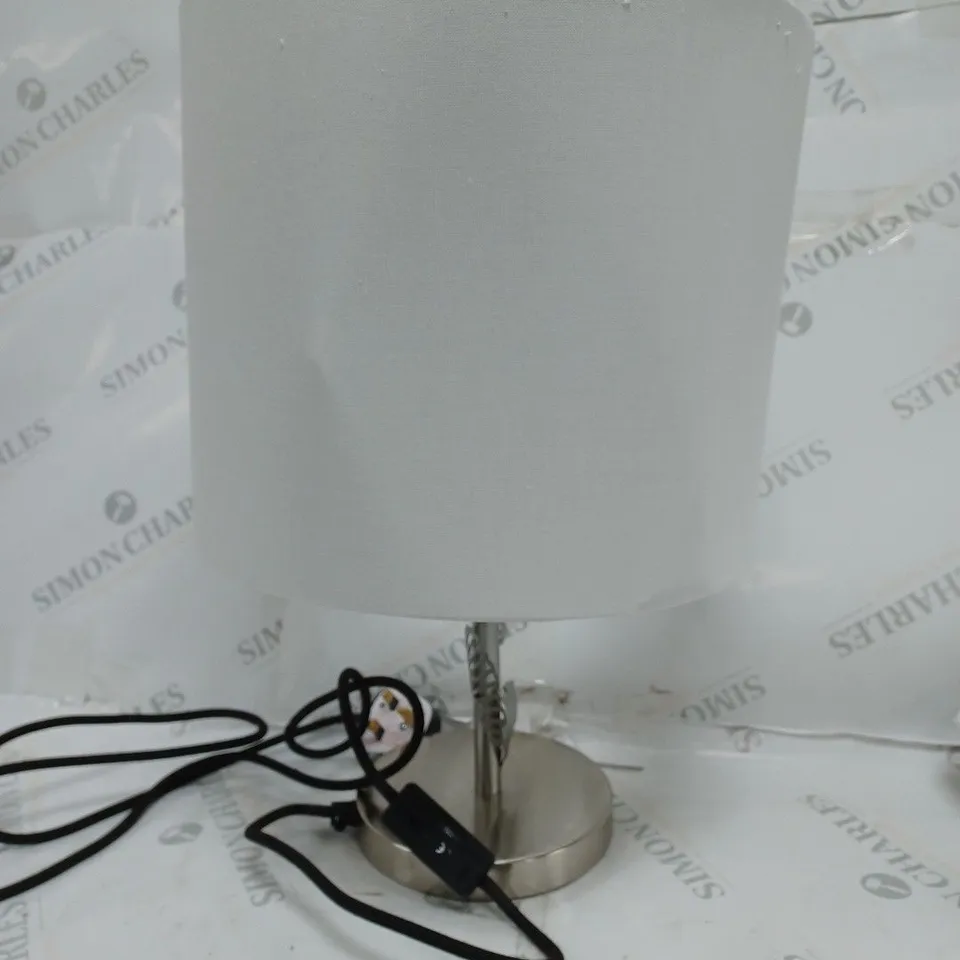 OUTLET ALISON CORK GINKGO LEAF TABLE LAMP - SILVER