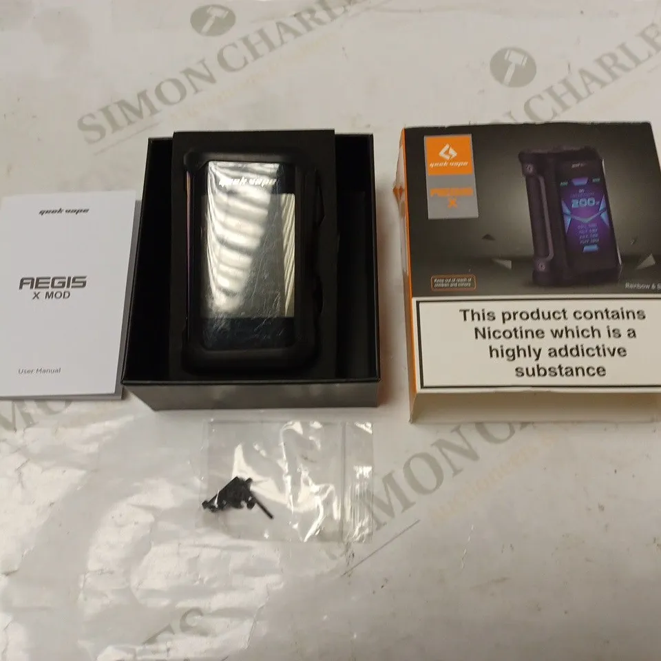 BOXED AEGIS X WITH 2.4" SCREEN AND MANUAL