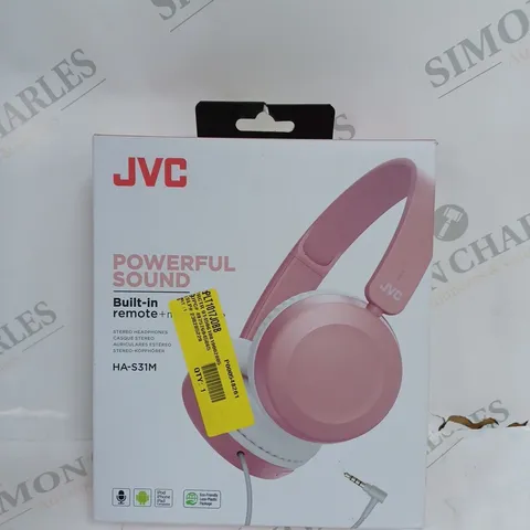 BOXED SEALED JVC POWERFUL SOUND HEADPHONES