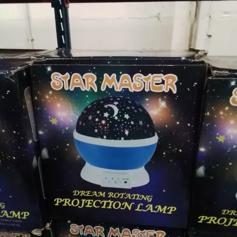 BOXED CHILDREN'S DREAM STAR MASTER ROTATING PROJECTION LAMP (COLOURS MAY VARY) 