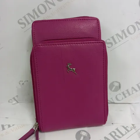 ASHWOOD LEATHER FRONT POCKET COMPACT CROSSBODY BAG