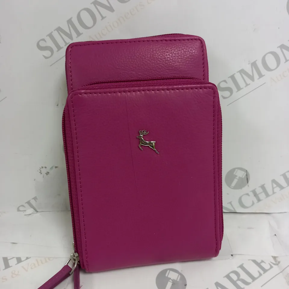 ASHWOOD LEATHER FRONT POCKET COMPACT CROSSBODY BAG