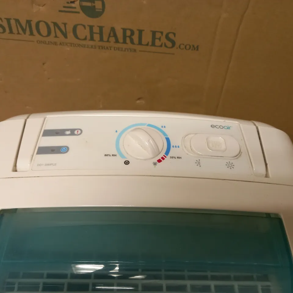 ECOAIR DESICCANT DEHUMIDIFIER 