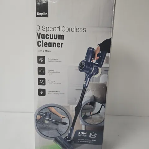 KEPLIN 3-SPEED CORDLESS VACUUM CLEANER β BOXED
