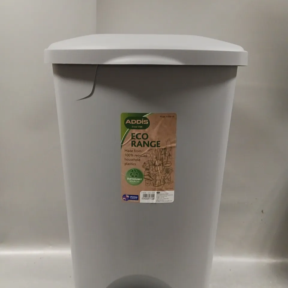 ADDIS 50 LITRE ECO PEDAL BIN RRP £19.99