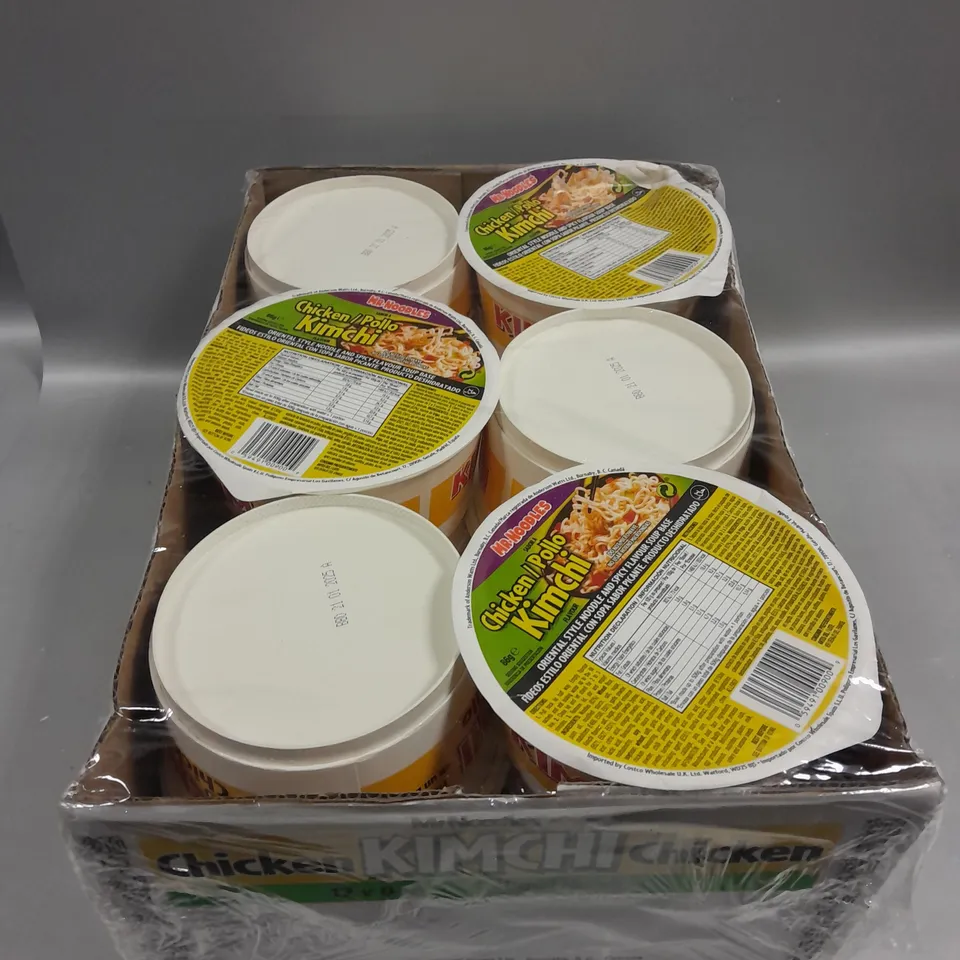 12 X SEALED MR NOODLES CHICKEN KIMCHI NOODLE BOWLS 