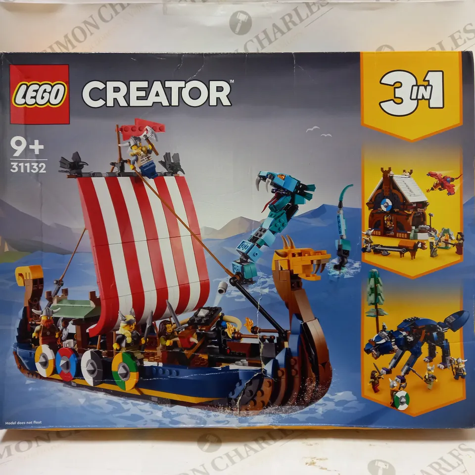 LEGO CREATOR VIKING SHIP AND THE MIDGARD SERPENT (31132) RRP £104.99