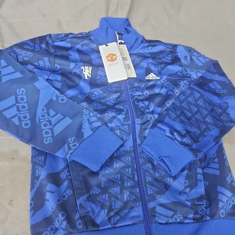 ADIDAS MANCHESTER UNITED TRACK JACKET – SIZE 7/8YRS
