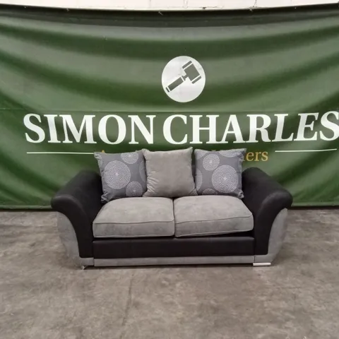DANUBE FABRIC/FAUX LEATHER SOFA BED