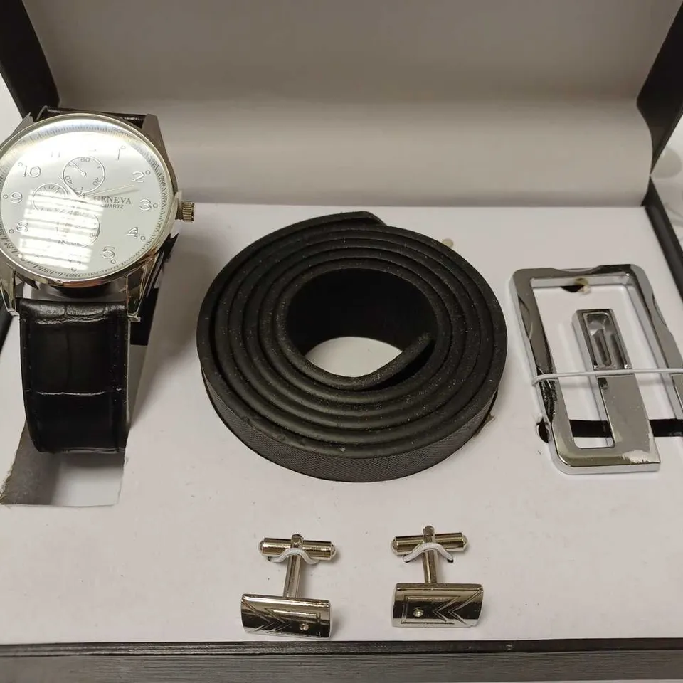 GENEVA WRISTWATCH GENT'S GIFT SET 