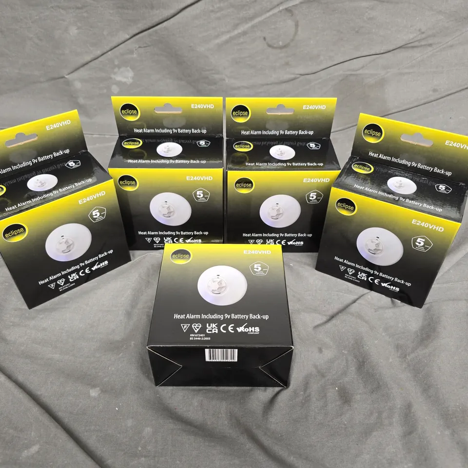 5 BOXED ECLIPSE - E240VHD HEAT ALARMS