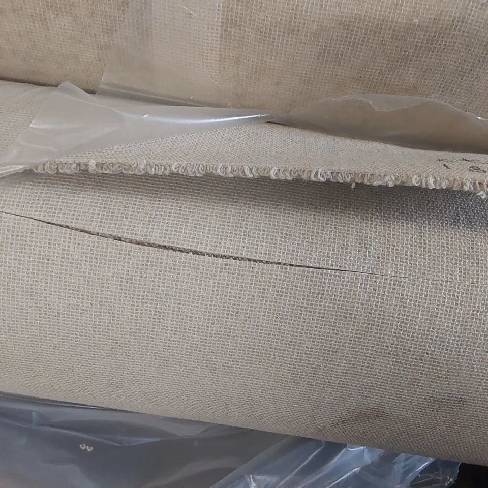 ROLL OF QUALITY BLOOMSBURY NATURAL TWEED CARPET - APPROXIMATELY 5 x 4.73m