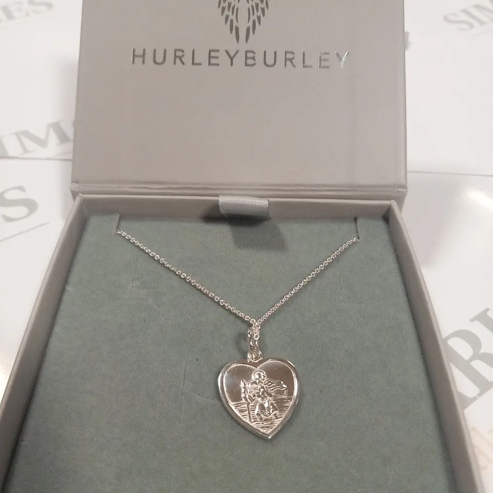 BOXED HURLEY BURLEY NECKLACE INSCRIBED 'BE BRAVE, BE SAFE, BE HAPPY'