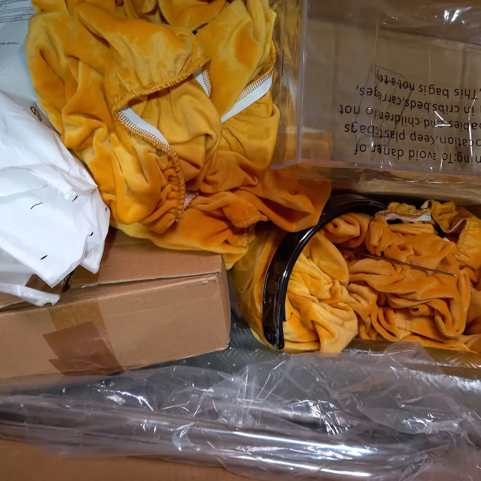 BOX OF APPROXIMATELY 10 ASSORTED HOUSEHOLD ITEMS TO INCLUDE MEDICINE CHEST, QUICK WOOD SPLITTER, ETC