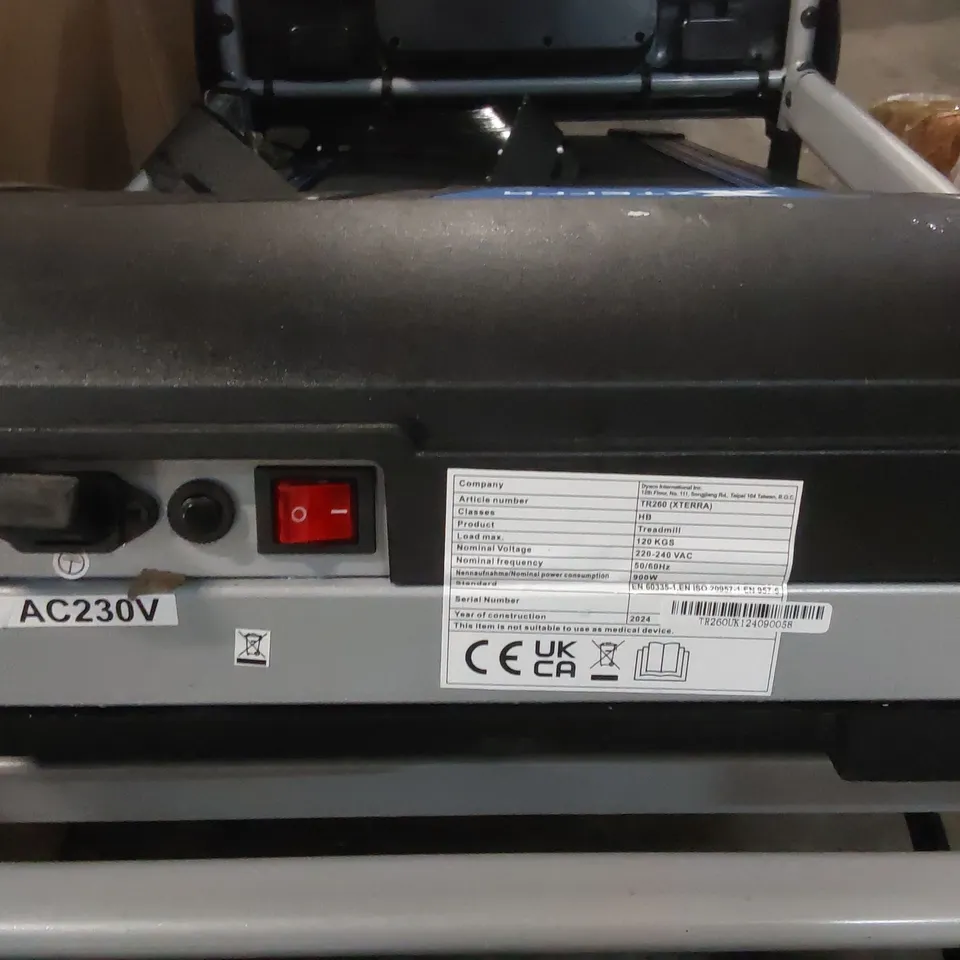 XTERRA FITNESS TR260 FOLDING TREADMILL