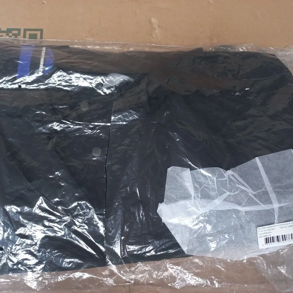 BAGGED WEATHERBEETA WINDBREAKER LONGLINE LADIES RIDING JACKET IN BLACK SIZE XS/8