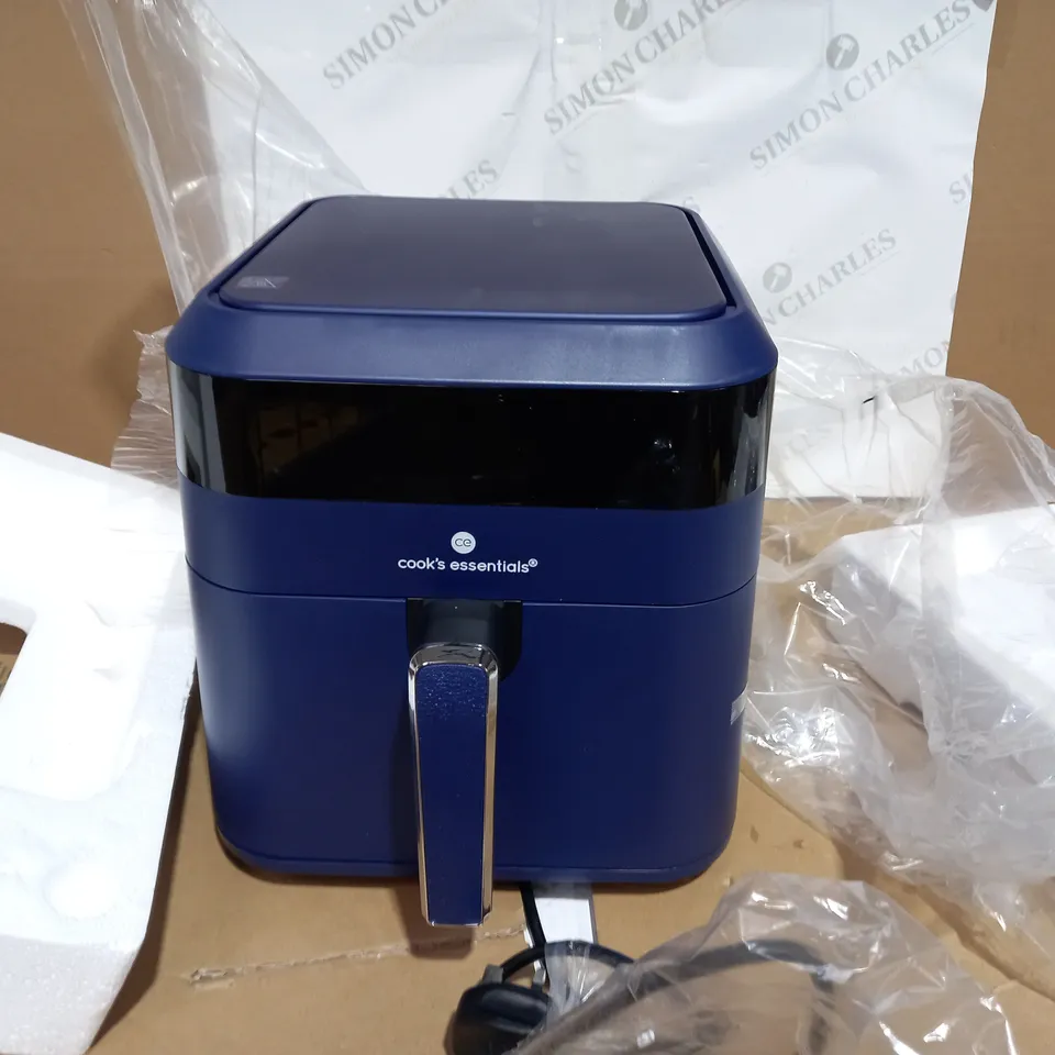 BOXED COOK'S ESSENTIALS 5.8L AIR FRYER NAVY