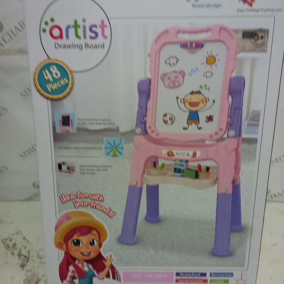 BOXED ARTIST DRAWING BOARD 48-PIECE PLAYSET