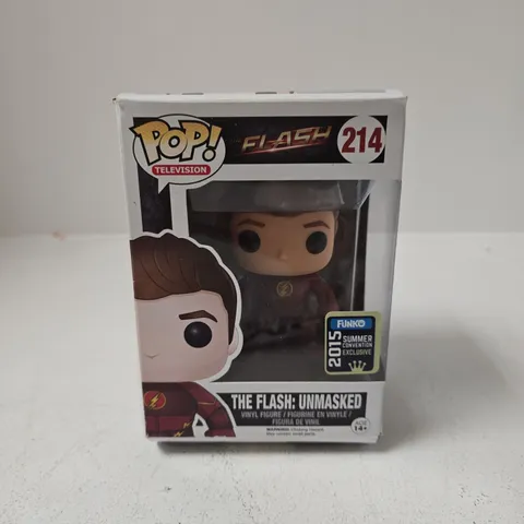 BOXED FUNKO POP! TELEVISION THE FLASH: UNMASKED VINYL FIGURE - 214