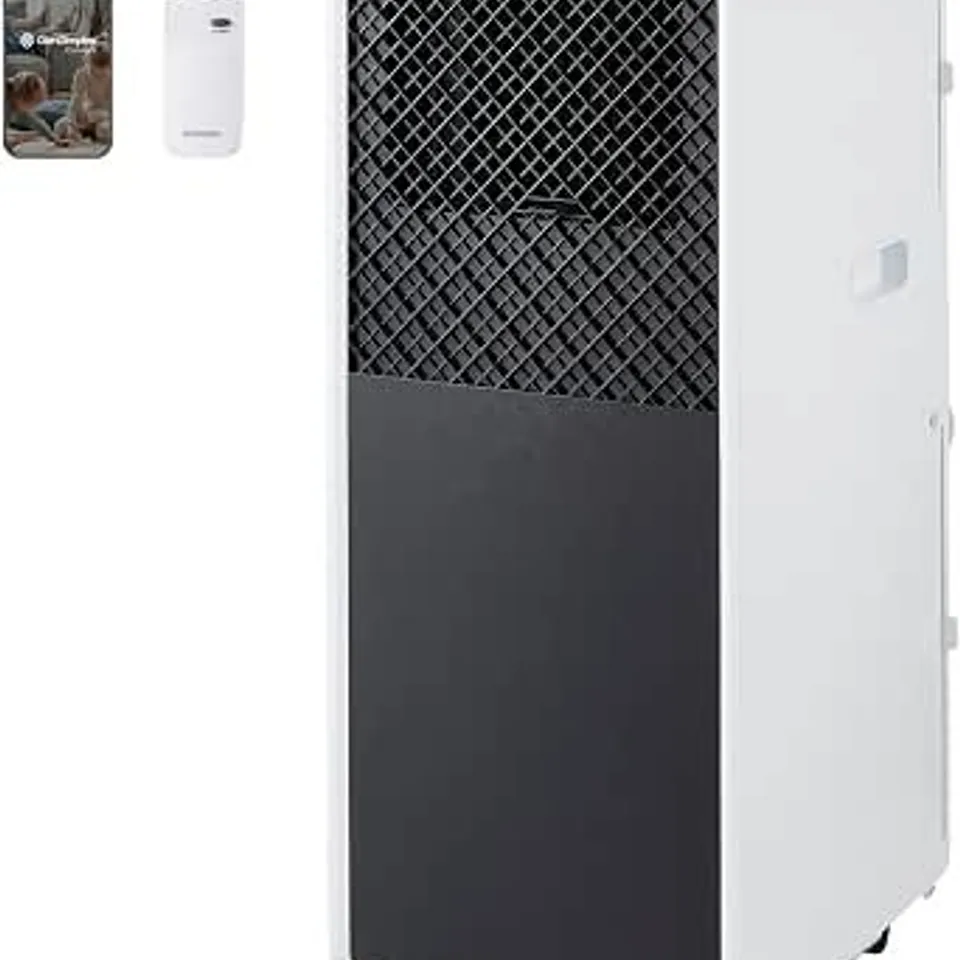 BOXED DXPAC002 DIMPLEX ECOIQ PORTABLE 3-IN-1 AIR CONDITIONER, DEHUMIDIFIER & FAN | POWERFUL 12,000 BTU COOLING, WI-FI APP, VOICE CONTROL. INCLUDES REMOTE