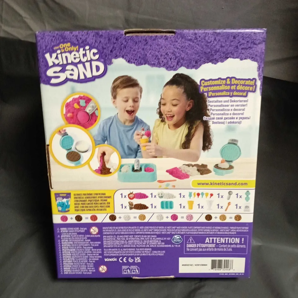 SEALED KINETIC SAND ICE CREAM TREATS SET