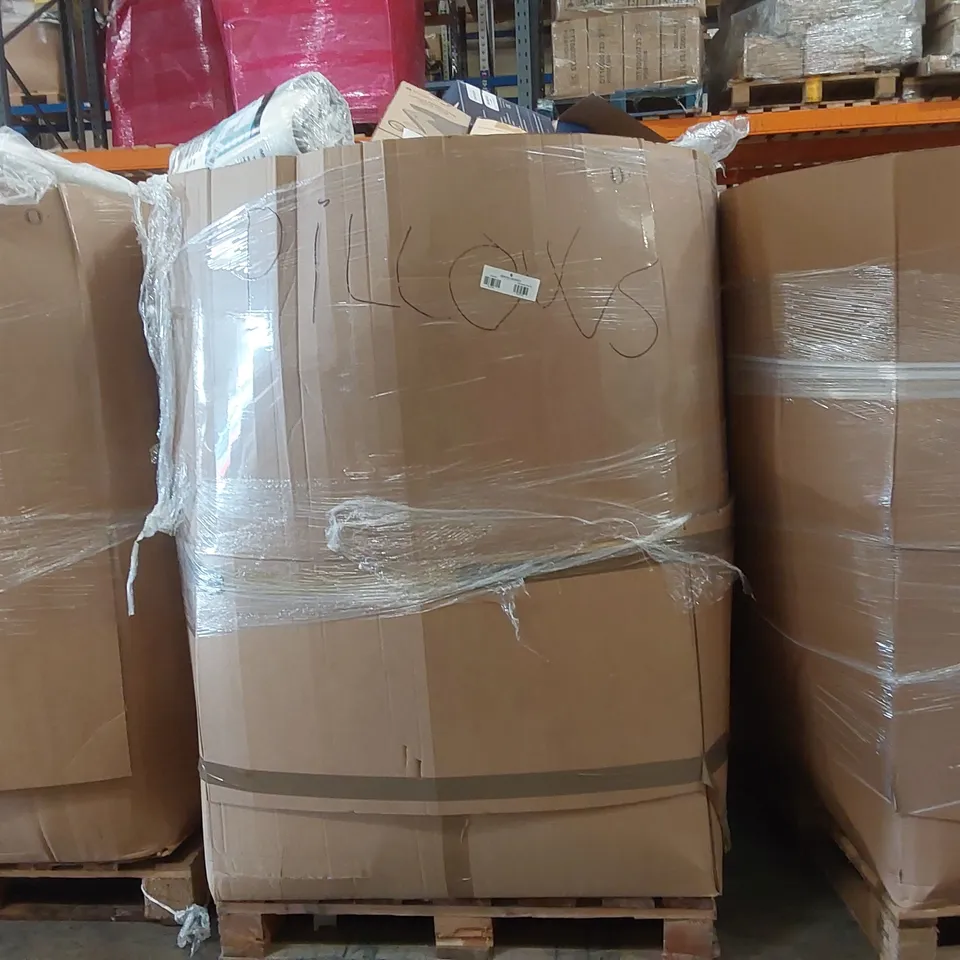 PALLET TO CONTAIN A LARGE ASSORTMENT OF PILLOWS, CUSHIONS AND RELATED PRODUCTS 