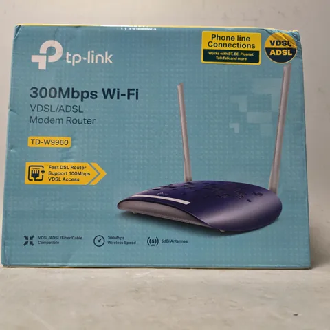BOXED TP-LINK 300 MBPS WI-FI MODEM ROUTER