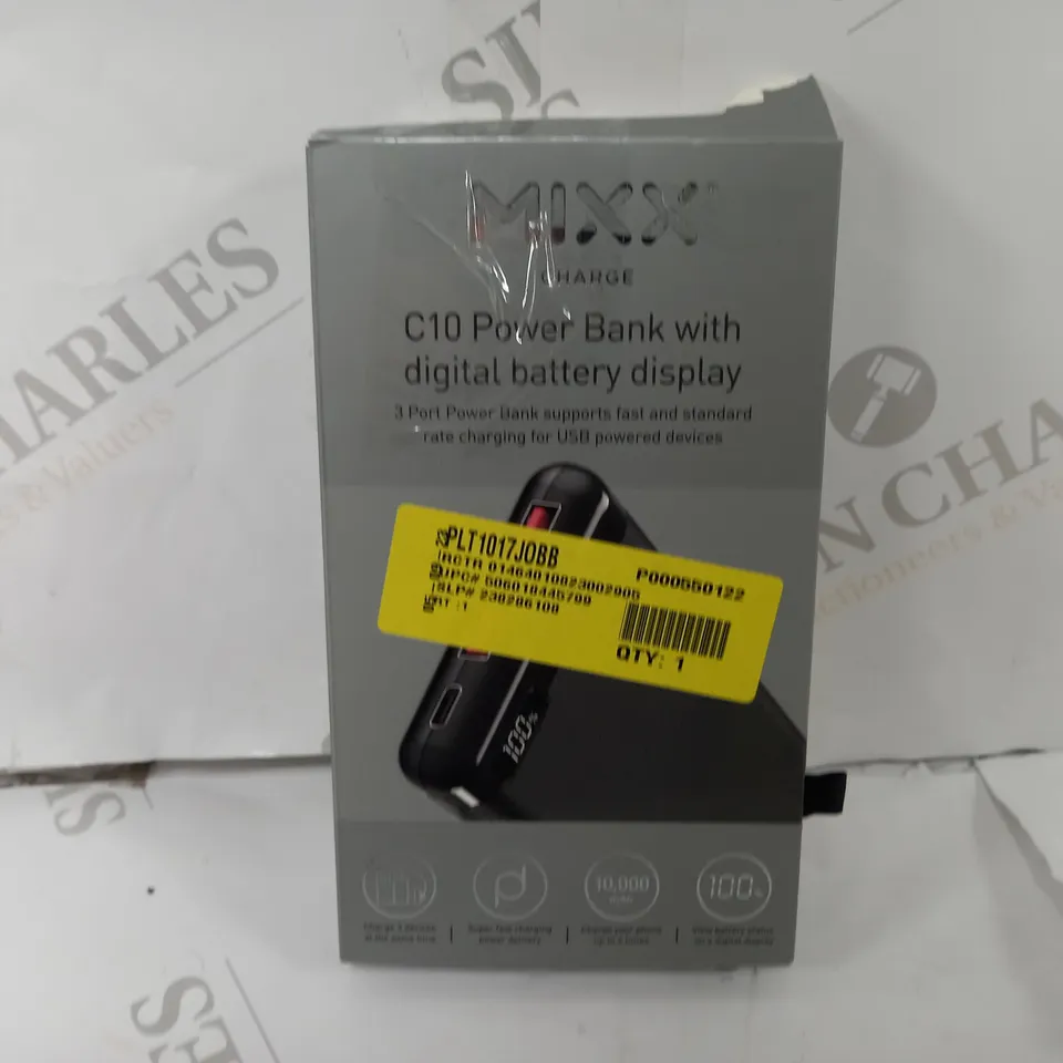 BOXED MIXX C10 3 PORT POWER BANK 