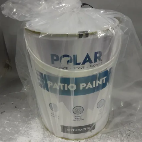 POLAR PATIO PAINT IN ANTHRACITE (5L) - COLLECTION ONLY