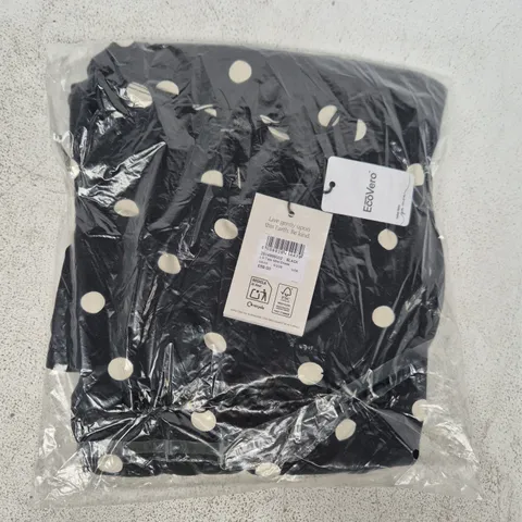 BAGGED NOBODY'S CHILD LONG SLEEVE TATE MINI DRESS IN BLACK SIZE UK 10