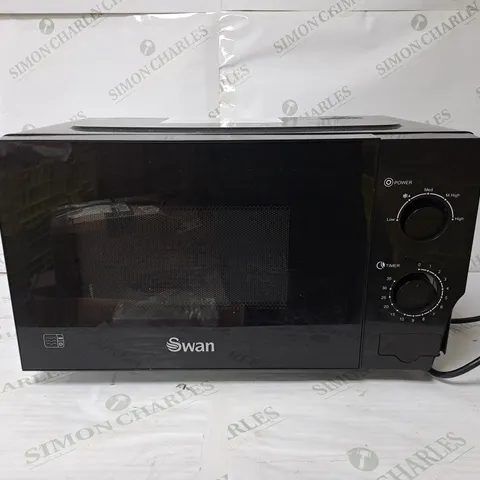 SWAN 20L 700W MANUAL MICROWAVE IN BLACK