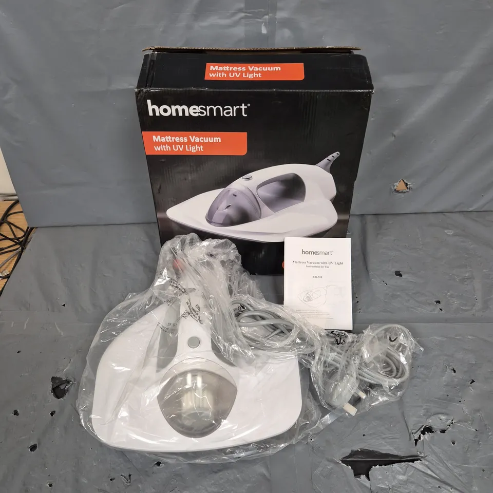 BOXED HOMESMART MATTRESS VACUUM WITH UV LIGHT