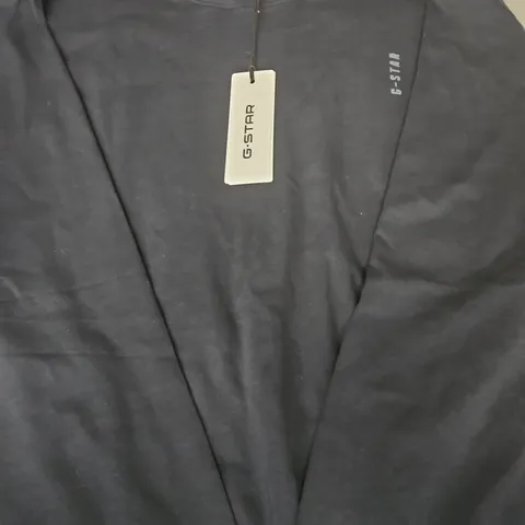 G-STAR LONG SLEEVE JUMPER IN NAVY SIZE 2XL
