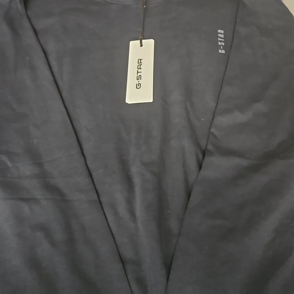 G-STAR LONG SLEEVE JUMPER IN NAVY SIZE 2XL