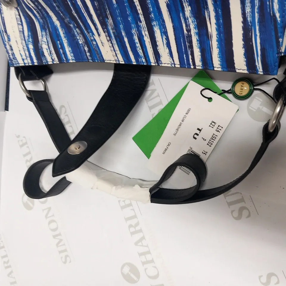 KENZO PARIS DEEP SEA BLUE SHOULDER BAG