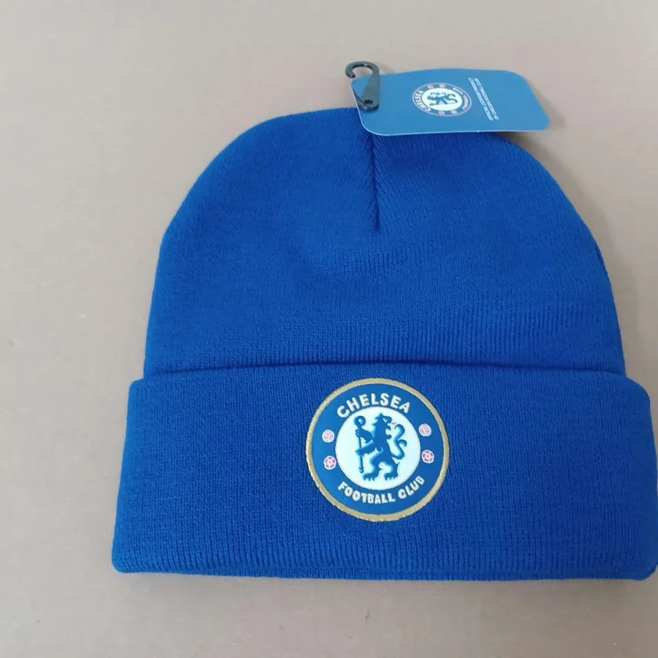 CHELSEA CORE CREST CUFF NIT HAT IN BLUE - ADULTS