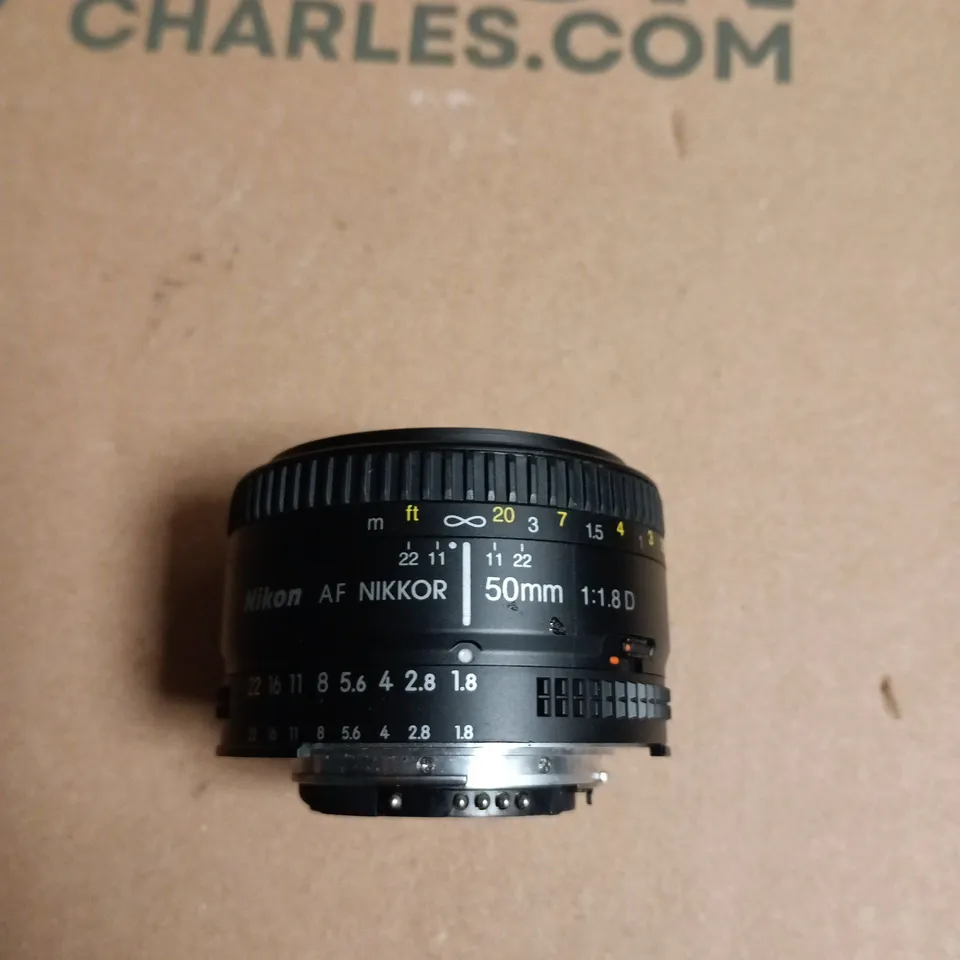 NIKON AF NIKKOR 50MM F/1.8D LENS