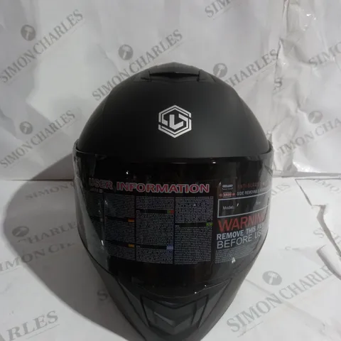 LVS HF-701DV DOT FMV55 NO218 MAT BIKE HELMET - M
