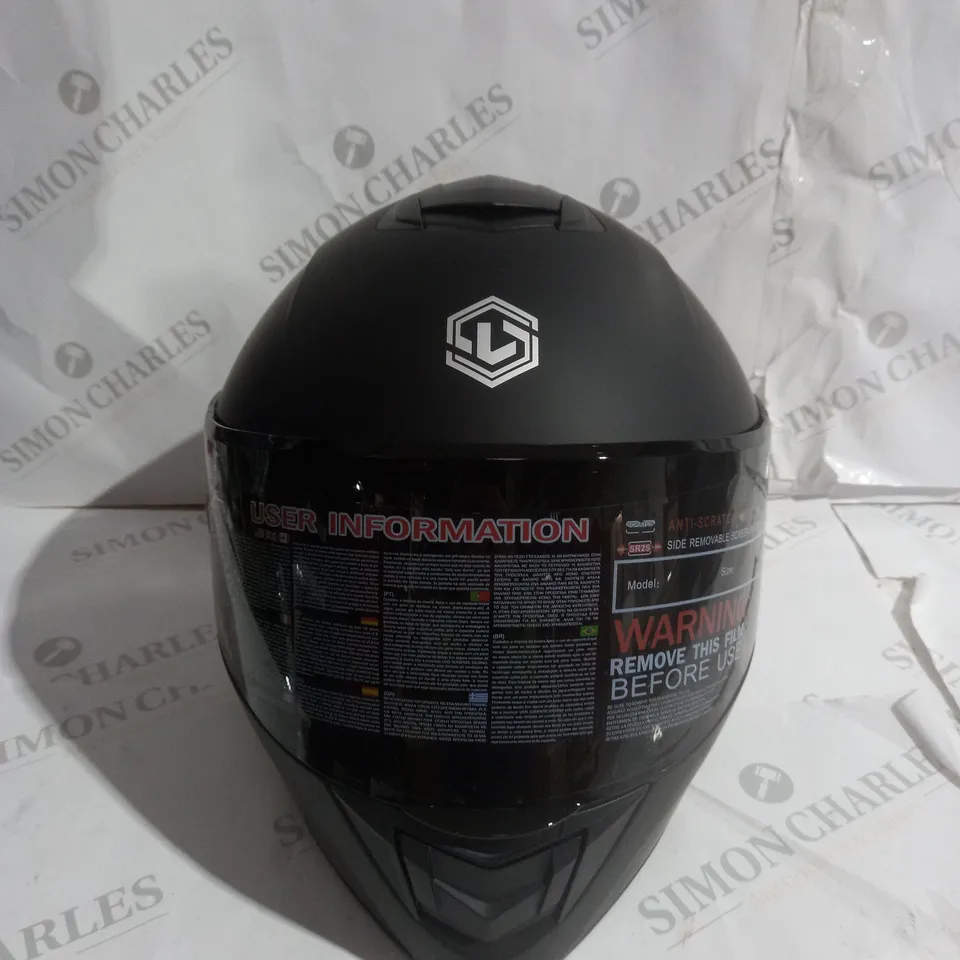 LVS HF-701DV DOT FMV55 NO218 MAT BIKE HELMET - M
