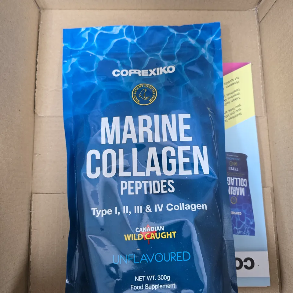 COREXIKO MARINE COLLAGEN PEPTIDES – UNFLAVOURED, 300G FOOD SUPPLEMENT