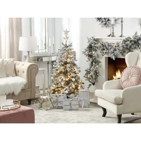 BOXED ANNALIESA LIGHTED ARTIFICIAL SPRUCE CHRISTMAS TREE (1 BOX)