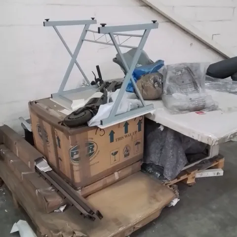 2 x PALLETS OF ASSORTED HOUSEHOLD PRODUCTS AND FURNITURE 