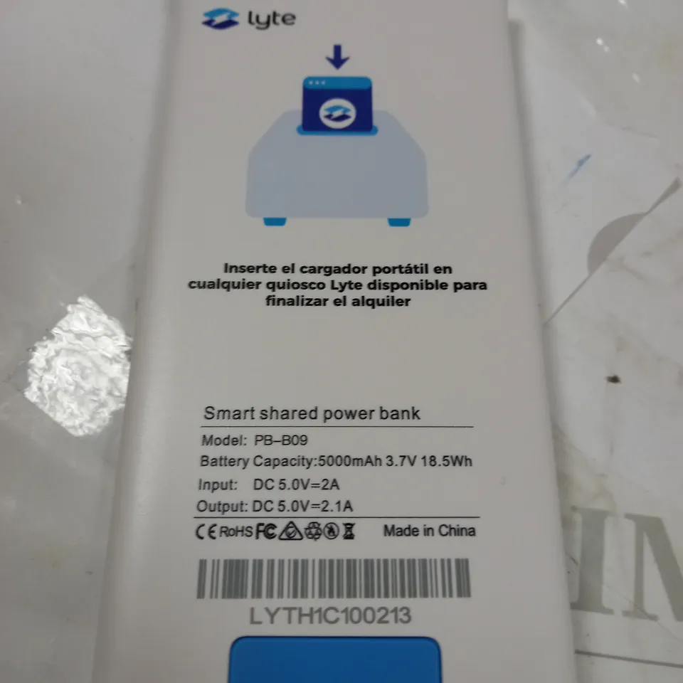 LYTE SMART SHARED POWER BANK PB-B09