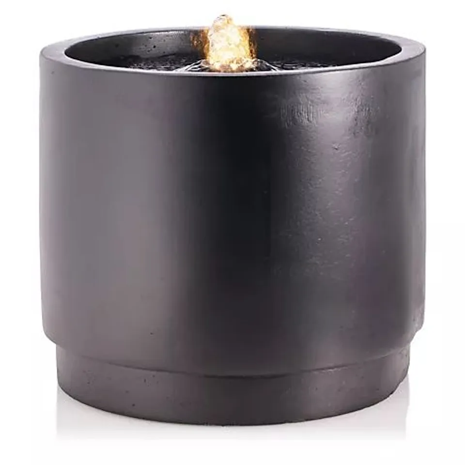 K BY KELLY HOPPEN INDOOR OUTDOOR WATER FEATURE IN BLACK